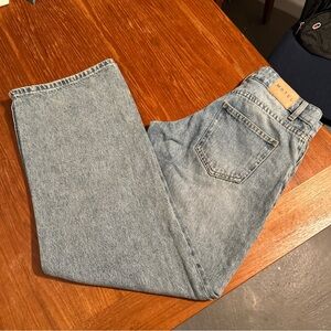 Jeans Vintage Blue Wash Low Rise Straight Parallel By Motel rocks Size W25 L32